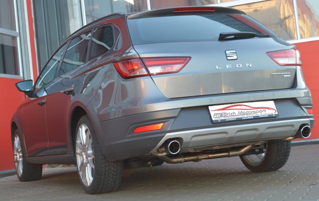 Friedrich Motorsport 76mm Duplex-Sportendschalldämpfer Seat Leon 5F ST X-PERIENCE