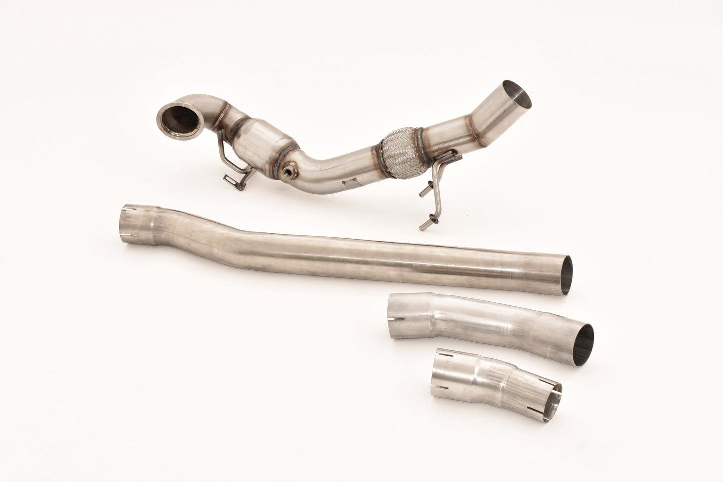 Friedrich Motorsport 76mm Downpipe mit Sport-Kat. Edelstahl