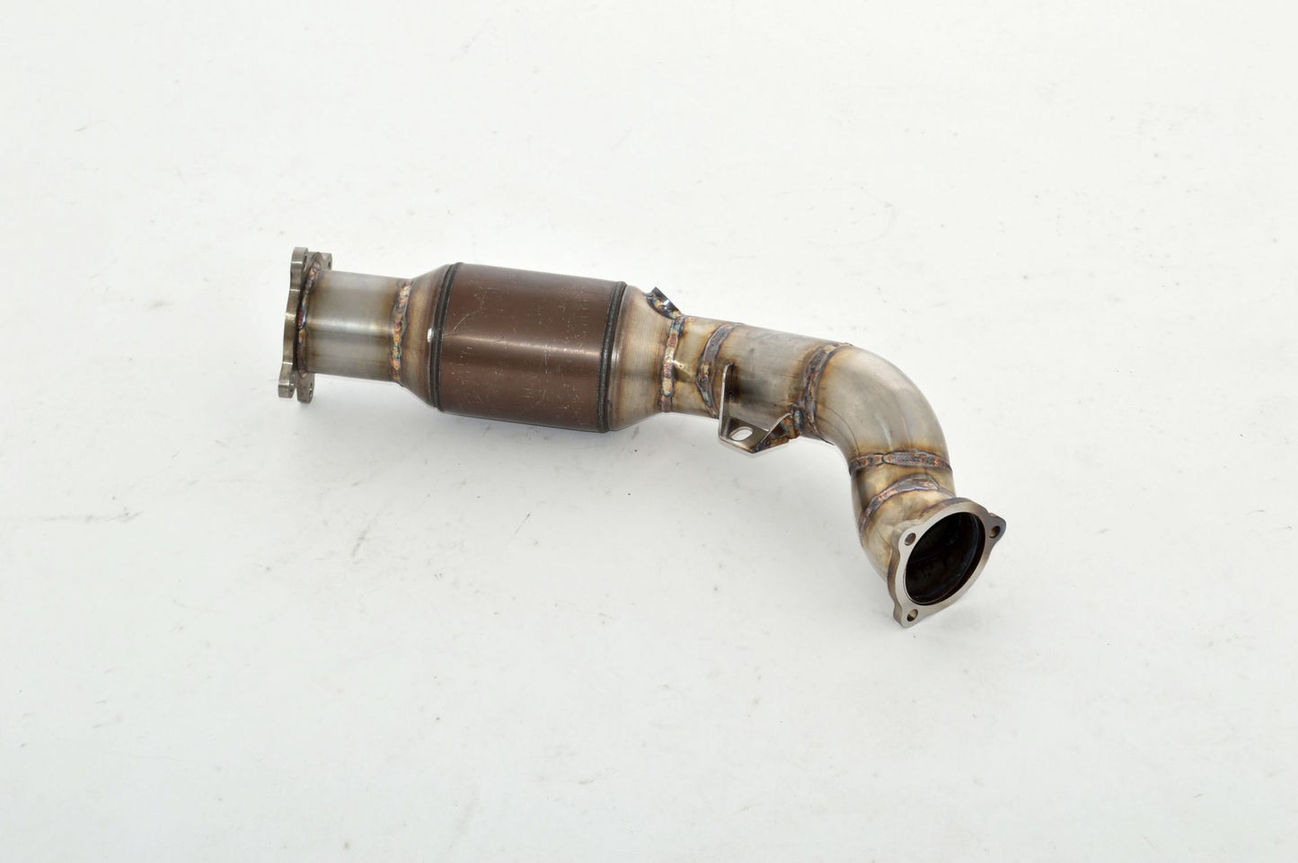 Friedrich Motorsport 76mm Downpipe mit 200 Zellen HJS Sport-Kat. Edelstahl