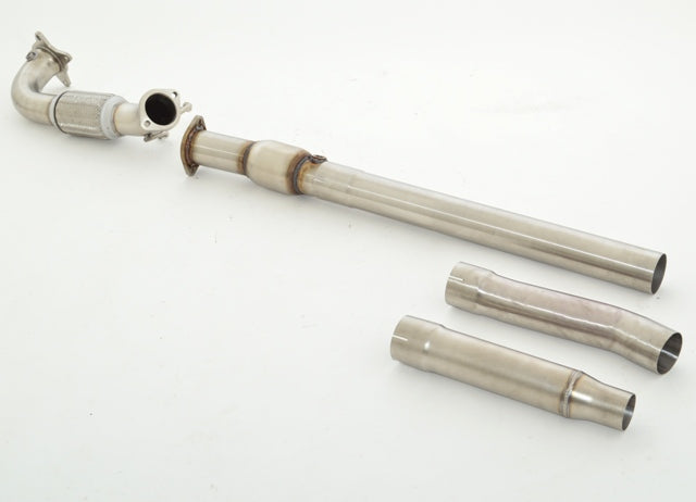 Friedrich Motorsport 76mm Downpipe mit 200 Zellen Sport-Kat. Edelstahl