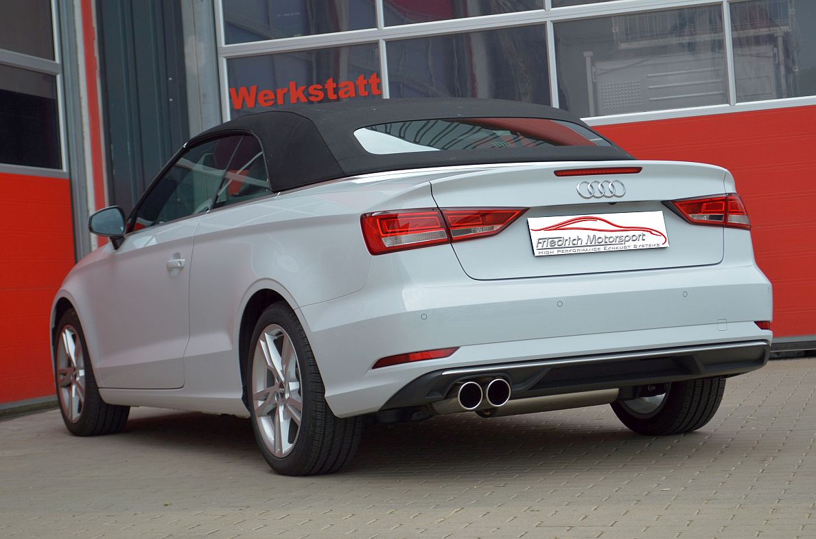 Friedrich Motorsport Gr.A Anlage Audi A3 8V Cabrio Frontantrieb