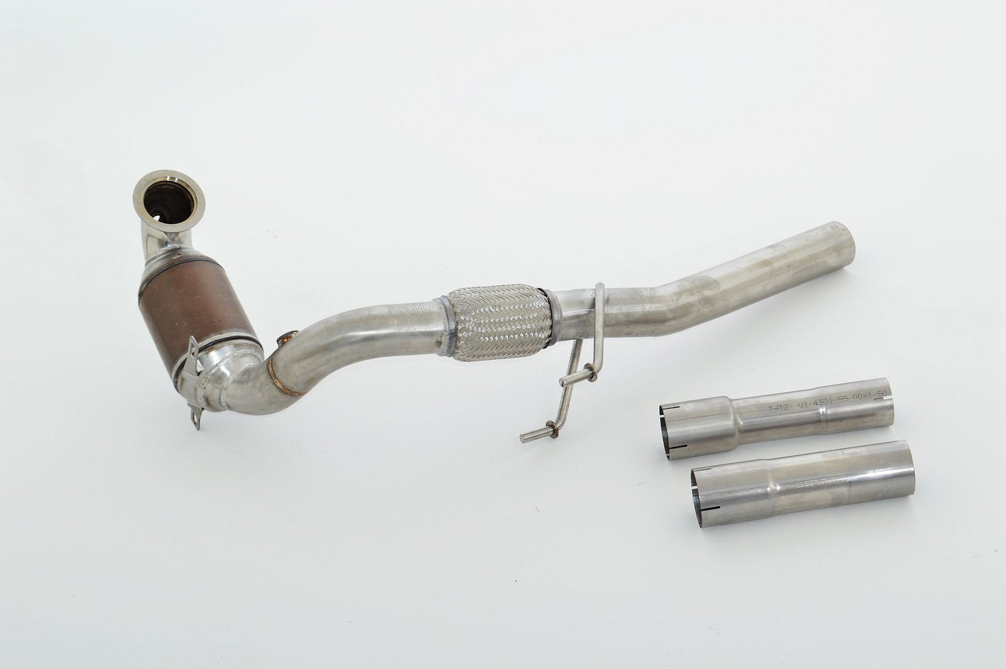 Friedrich Motorsport 63.5mm Downpipe mit HJS Sport-Kat. Edelstahl