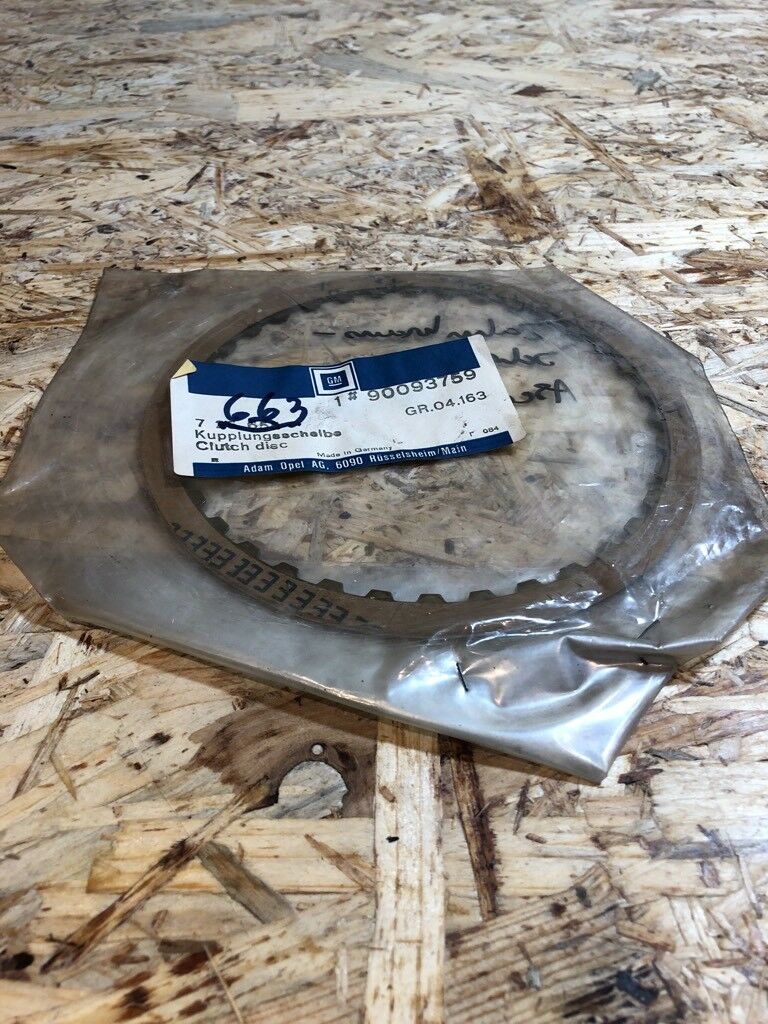Original GM Opel Ascona Vectra Zahnkrans Kupplungsscheibe Neu
