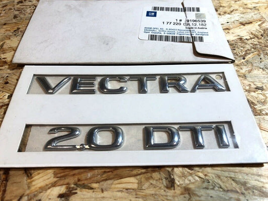 Original GM Opel "Vectra 2.0 DTI" *NEU*