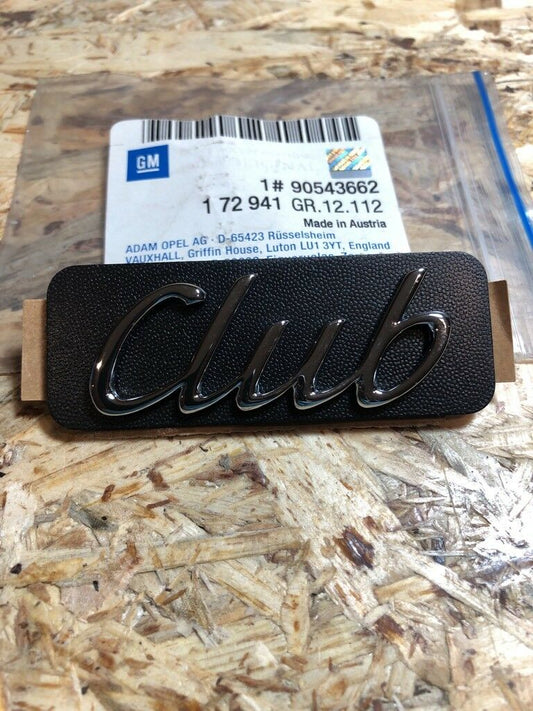 Original GM Opel Astra F Vectra B Club Emblem Neu
