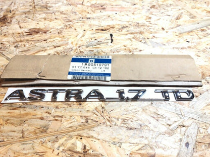 Original GM Opel Astra 1.7 TD Emblem klebend *NEU*