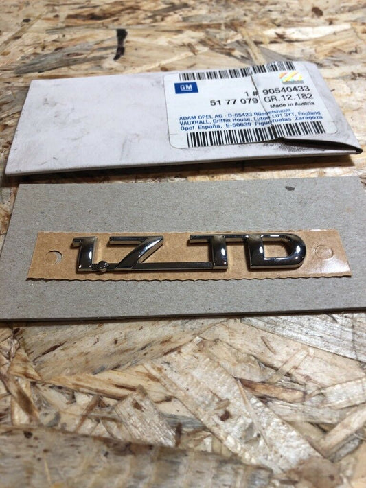 Original GM Opel Vectra 1.7 TD Emblem Neu
