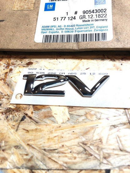 Original GM Opel 12V Emblem Klebend *NEU* 90543002