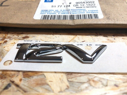 Original GM Opel 12V Emblem Klebend *NEU* 90543002