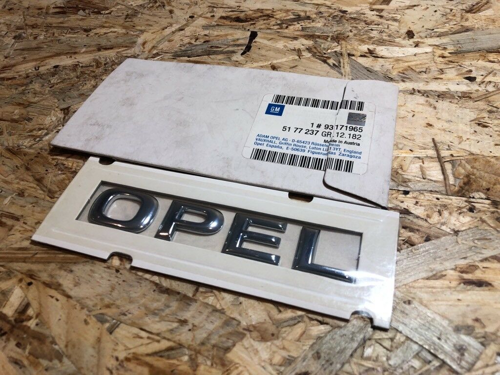 Original GM Opel Vectra C "OPEL" Emblem klebend *NEU*