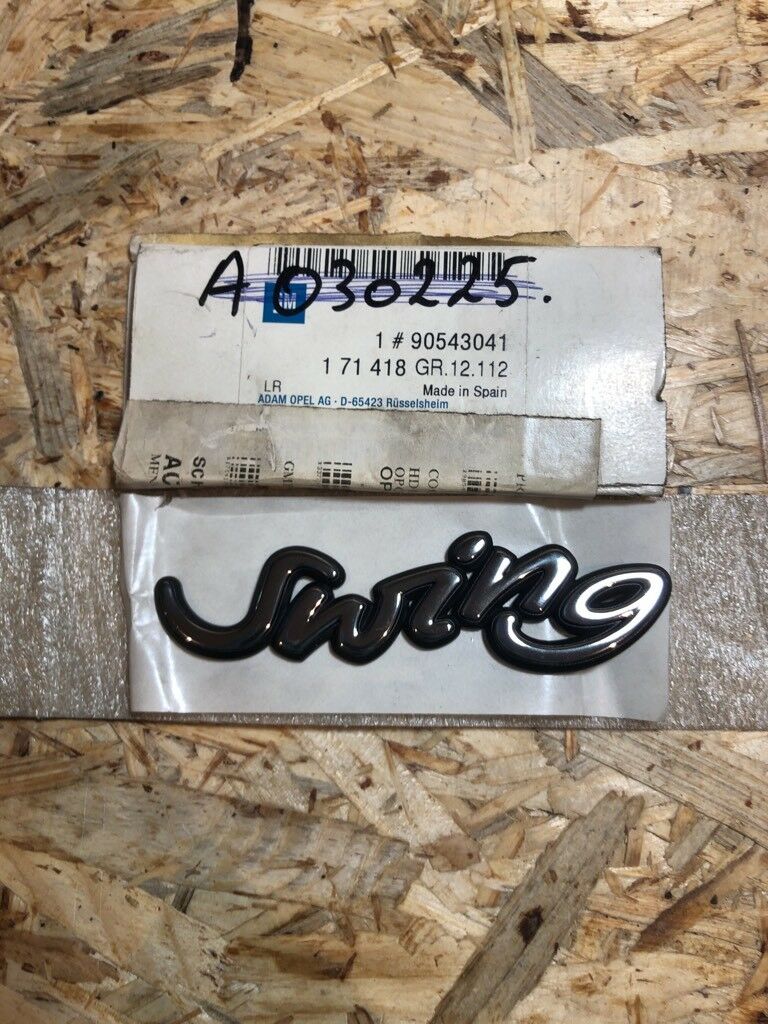Original GM Opel "Swing" Emblem klebend *NEU*