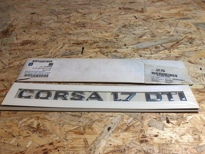 Original GM Opel Corsa 1.7 DTI Emblem Neu