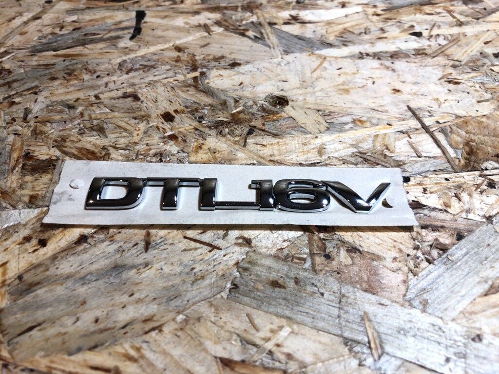 Original GM Opel DTL 16V Emblem klebend Neu