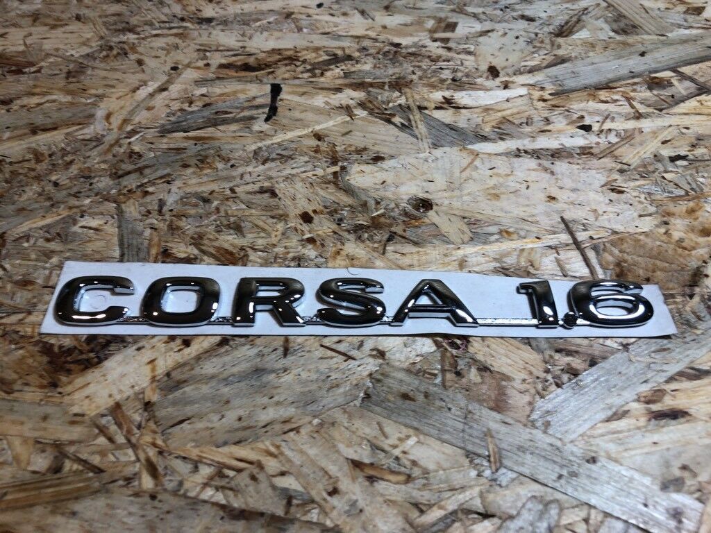 Original GM Opel Corsa 1.6 Schriftzug Emblem Neu