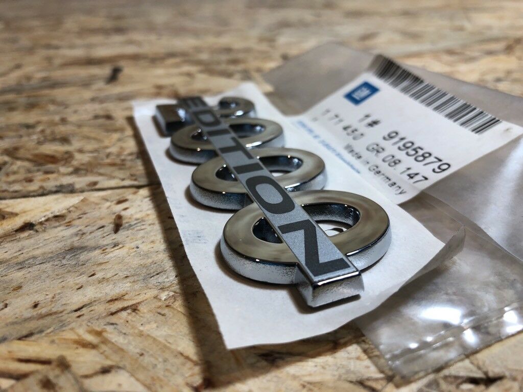 Original GM Opel Emblem 2000 Edition klebend *NEU*