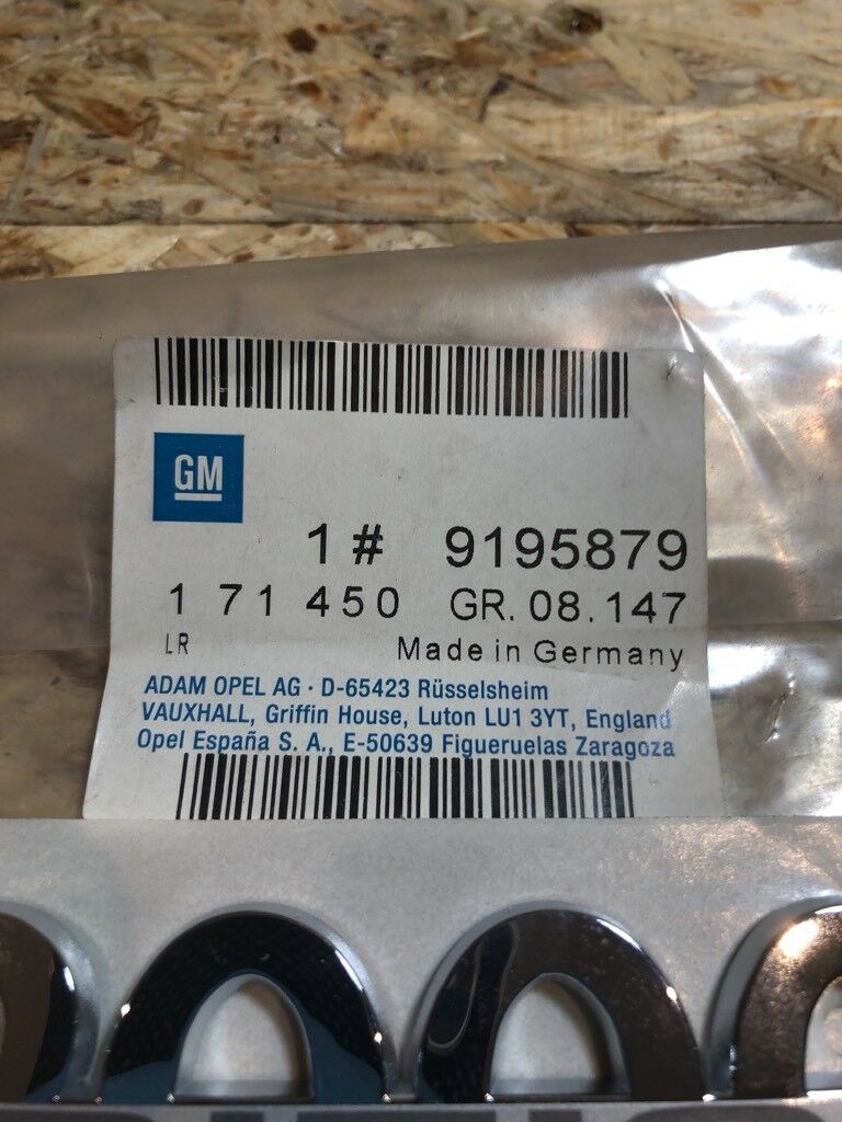Original GM Opel Emblem 2000 Edition klebend *NEU*