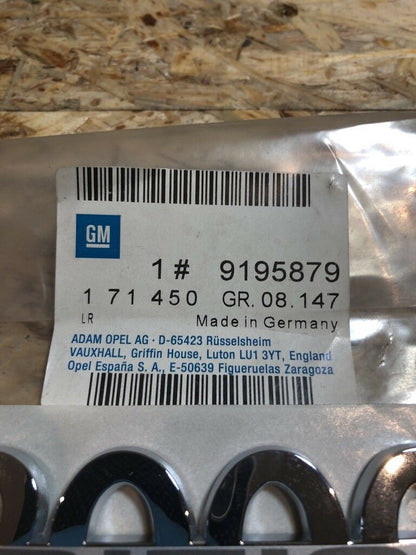 Original GM Opel Emblem 2000 Edition klebend *NEU*
