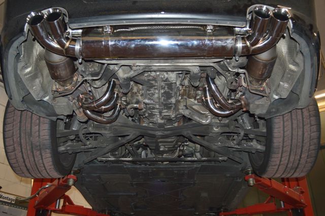 Friedrich Motorsport Duplex-Anlage mit 200 Zellen Sport-Kats. Porsche 911 Typ 996