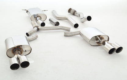 Friedrich Motorsport 76mm Duplex-Anlage Audi A5 B8 Sportback Frontantrieb und Quattro