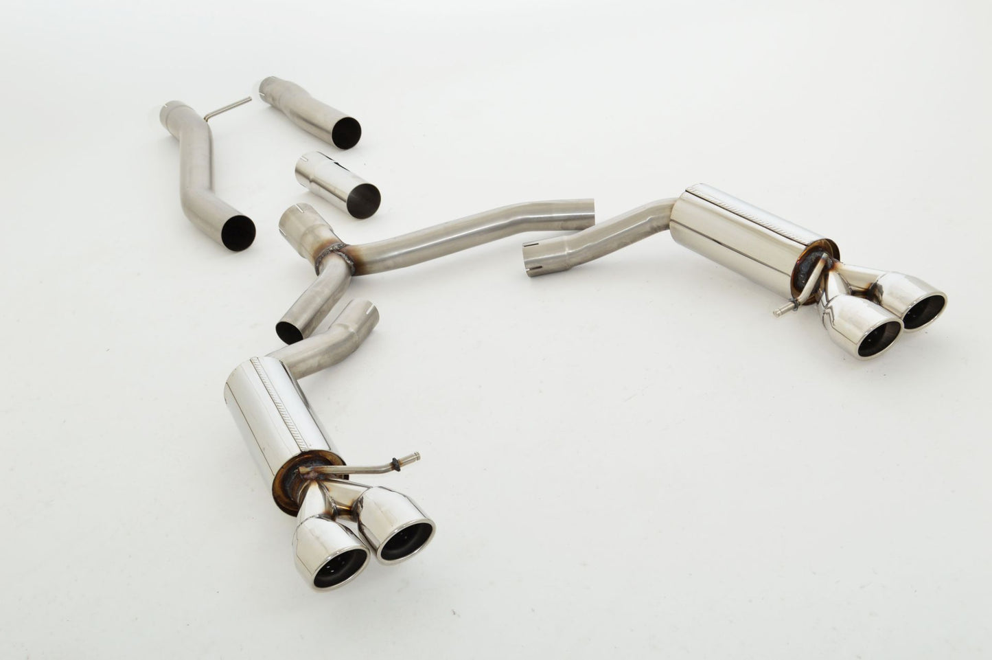 Friedrich Motorsport 76mm Duplex-Anlage Audi A5 B8 Sportback Frontantrieb und Quattro