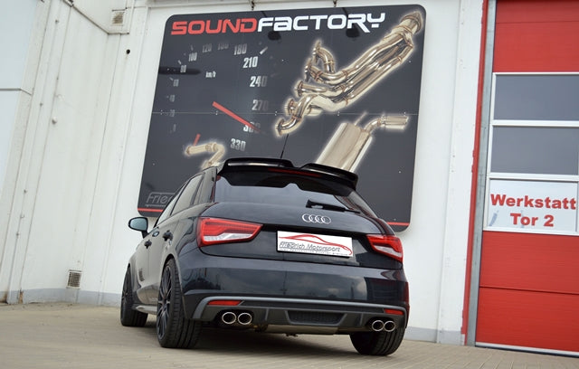 Friedrich Motorsport 76mm Duplex-Anlage mit Klappensteuerung Audi S1 und Sportback