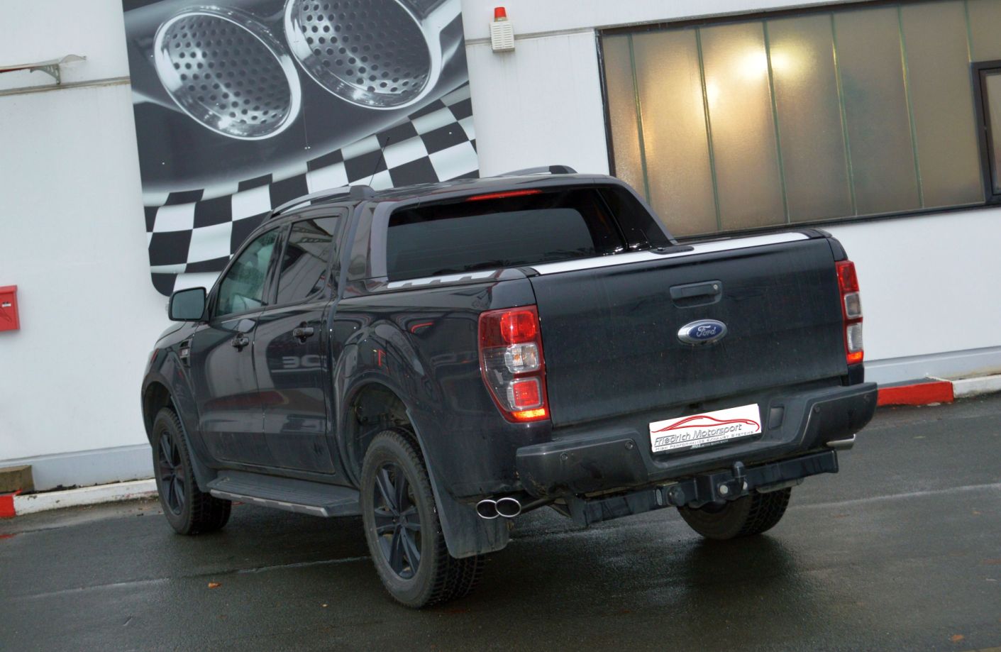 Friedrich Motorsport Gruppe A Sidepipe Duplexanlage Ford Ranger 2AB