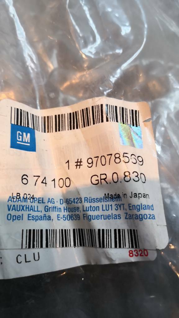 Opel Monterey Kupplungspedal Neu Original GM