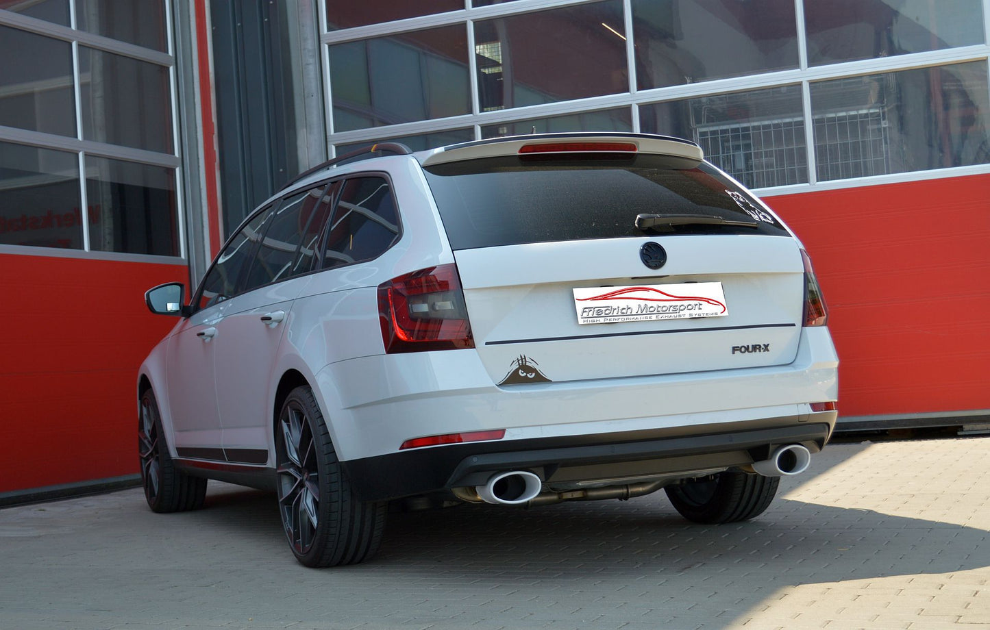 Friedrich Motorsport 76mm Duplex-Anlage Skoda Octavia 5E