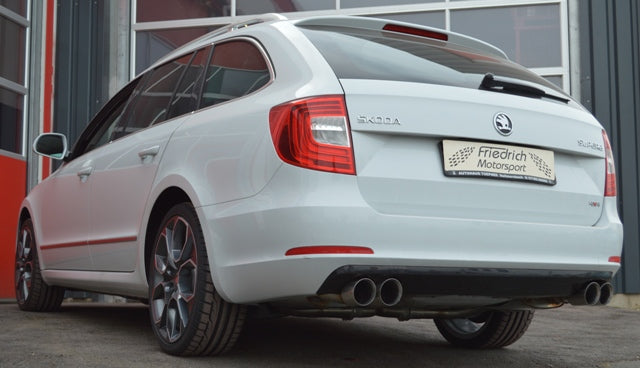 Friedrich Motorsport 2x55mm Duplex-Anlage Skoda Superb 3T