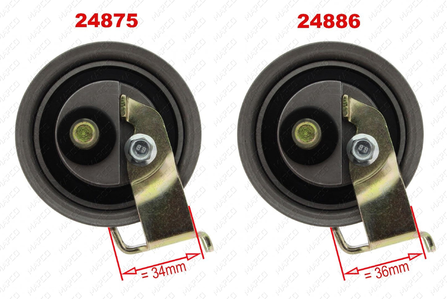 MAPCO Spannrolle, Zahnriemen 24875
