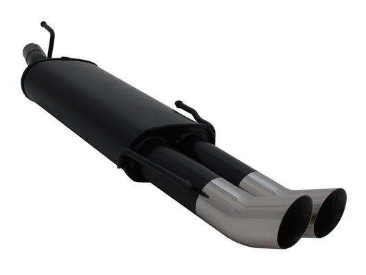 Novus Sportauspuff für Opel Astra F Cabrio 2x76mm DTM
