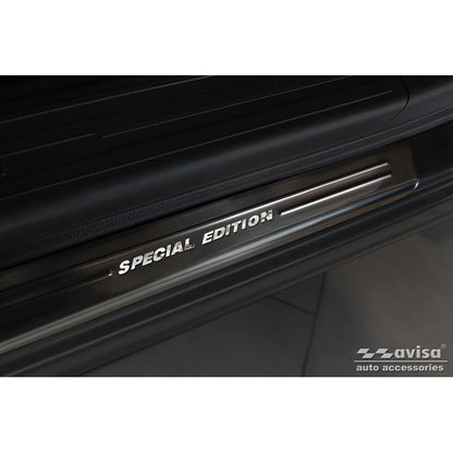 Schwarz Edelstahl Einstiegsleisten passend für Subaru Forester (SK) 2018- - 'Special Edition' - 4-teilig