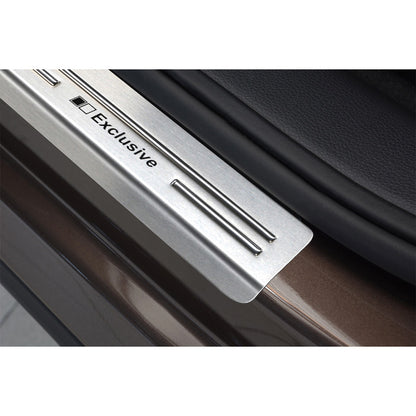 Edelstahl Einstiegsleisten passend für Seat Alhambra & Volkswagen Sharan 2010- - 'Exclusive' - 4-teilig