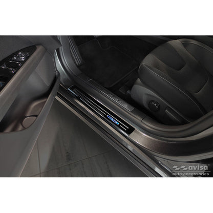 Schwarz Edelstahl Einstiegsleisten passend für Ford Mondeo V Turnier 2014-2019 & Facelift 2019- 'Hybrid' - 4-teilig