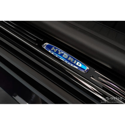 Schwarz Edelstahl Einstiegsleisten passend für Ford Kuga III 2019- 'Hybrid' - 4-teilig