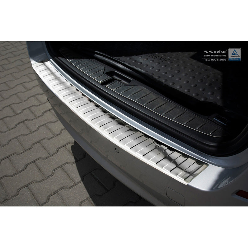 Edelstahl Heckstoßstangenschutz passend für BMW 5er F11 Touring 2010-2017 'Ribs'
