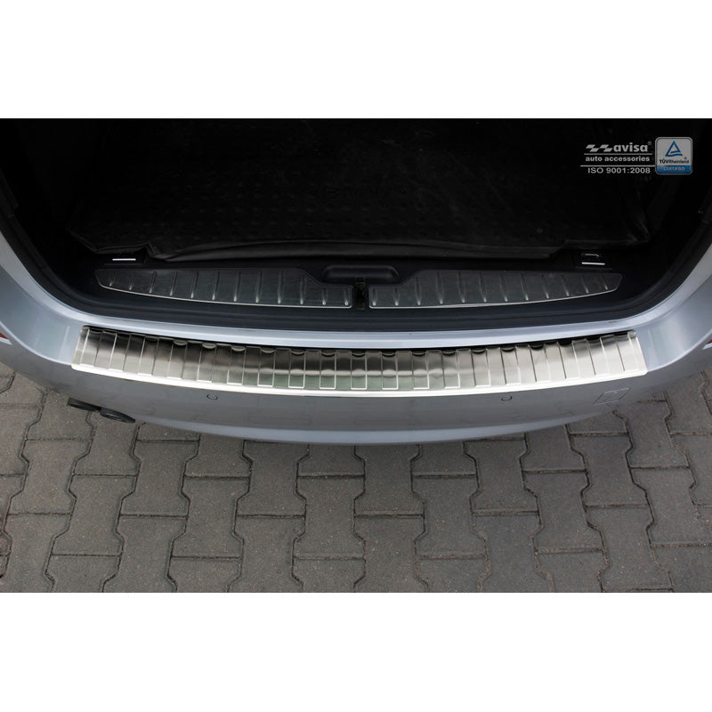 Edelstahl Heckstoßstangenschutz passend für BMW 5er F11 Touring 2010-2017 'Ribs'
