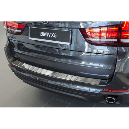 Edelstahl Heckstoßstangenschutz passend für BMW X5 F15 2013-2018 'Ribs' exkl. M