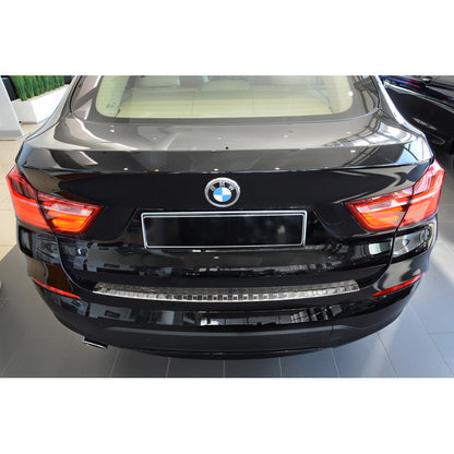 Edelstahl Heckstoßstangenschutz passend für BMW X4 F26 2014-