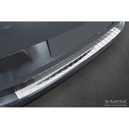 Edelstahl Heckstoßstangenschutz passend für Citroën C4 Picasso 2013- & C4 Spacetourer 2018- 'Ribs'