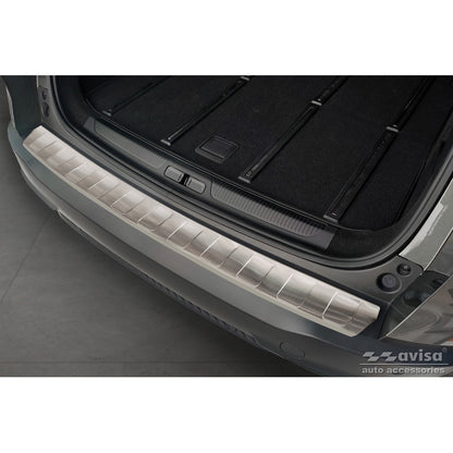 Edelstahl Heckstoßstangenschutz passend für Citroën C5 X 2021- 'Ribs'