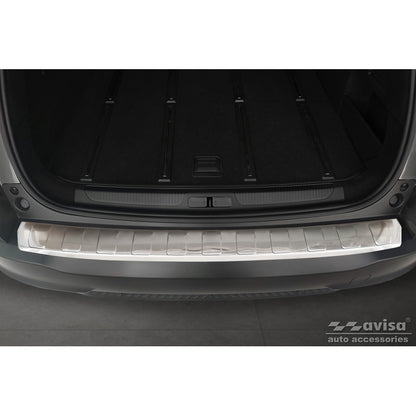 Edelstahl Heckstoßstangenschutz passend für Citroën C5 X 2021- 'Ribs'