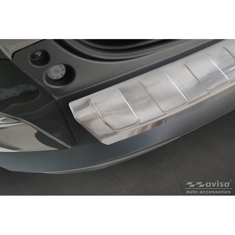 Edelstahl Heckstoßstangenschutz passend für Citroën C5 X 2021- 'Ribs'