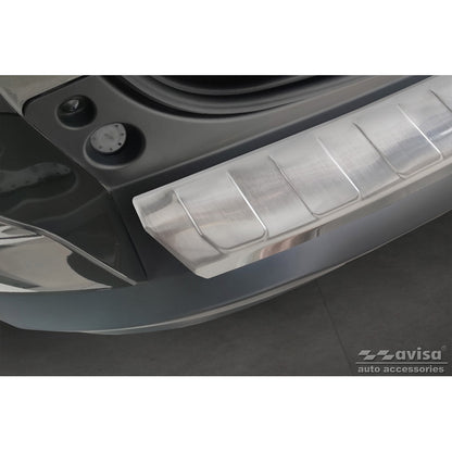 Edelstahl Heckstoßstangenschutz passend für Citroën C5 X 2021- 'Ribs'