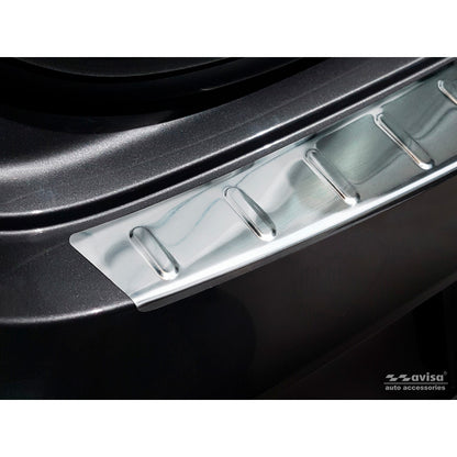 Edelstahl Heckstoßstangenschutz passend für Mercedes CLA II (X118) Shooting Brake 2019- 'Ribs'