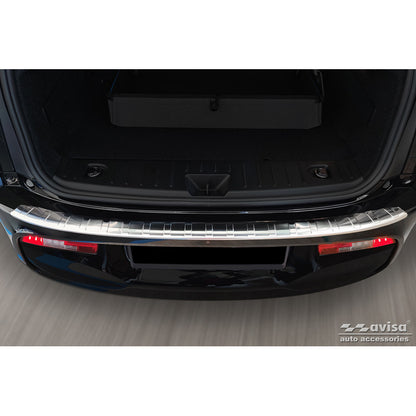 Edelstahl Heckstoßstangenschutz passend für BMW i3 (i01) Facelift 2017- 'Ribs'