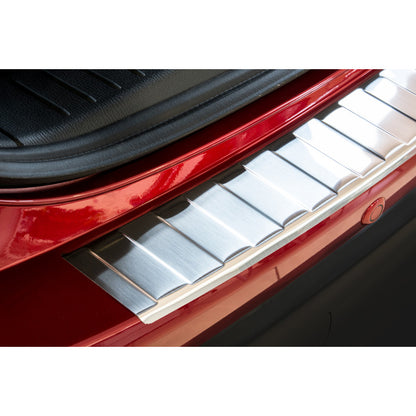 Edelstahl Heckstoßstangenschutz passend für Mazda CX-5 2012-2017 'Ribs'