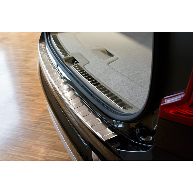 Edelstahl Heckstoßstangenschutz passend für Volvo XC90 2015- 'Ribs'