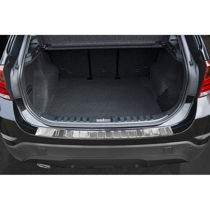 Edelstahl Heckstoßstangenschutz passend für BMW X1 E84 Facelift 2012-2015 'Ribs' exkl. M-Paket