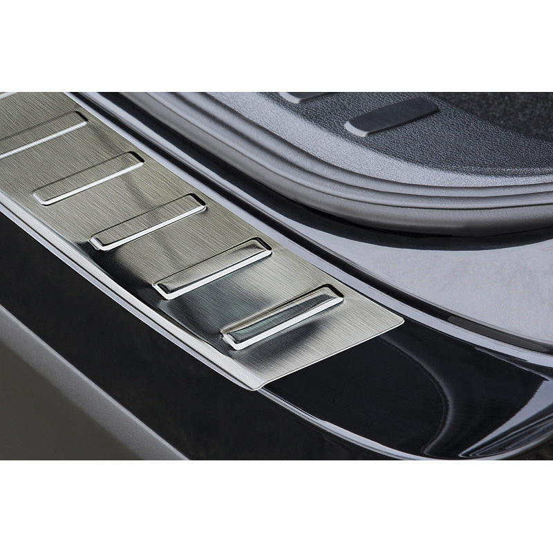 Edelstahl Heckstoßstangenschutz passend für BMW X1 E84 Facelift 2012-2015 'Ribs' exkl. M-Paket